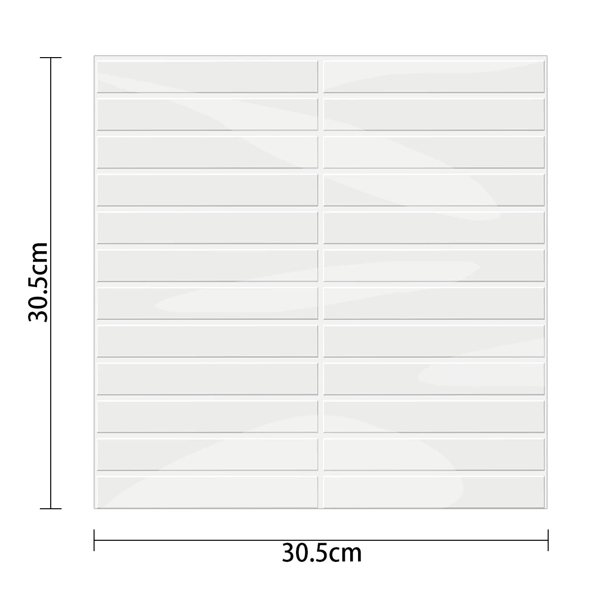 3D DIY Peel & Stick Wall Tiles – 10 Sheets