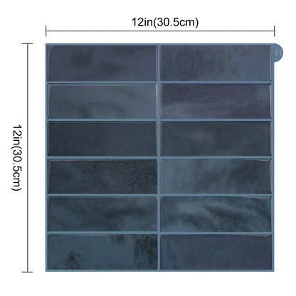 4pcs 3D Self-Adhesive Waterproof Wall Tiles