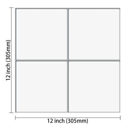10pcs Peel & Stick 3D Wall Tiles 12"x12"