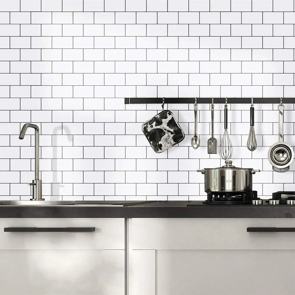 10pcs Peel & Stick Tile Backsplash