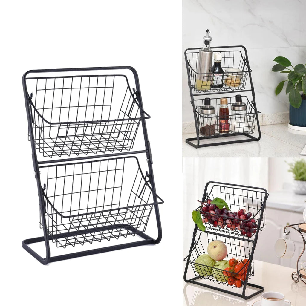 2-Tier Spice Rack Organizer