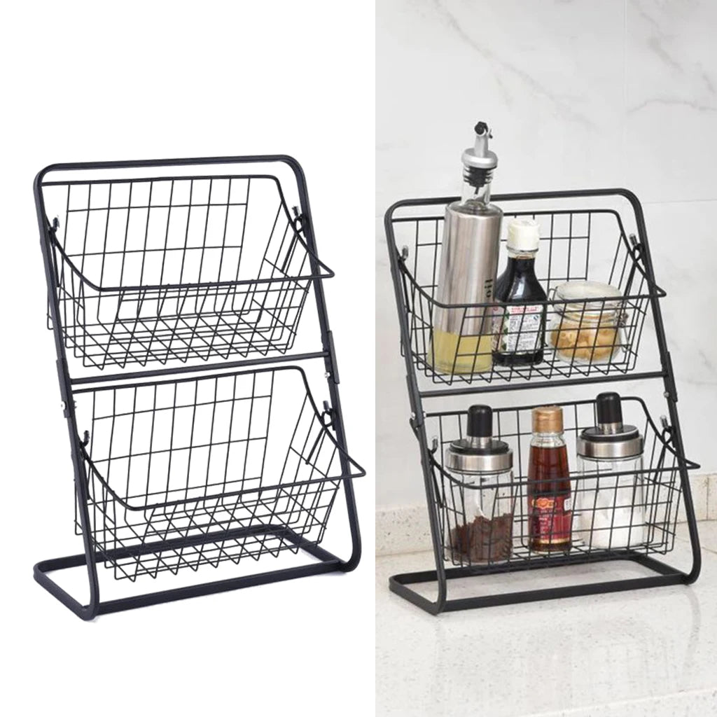 2-Tier Spice Rack Organizer