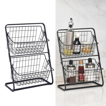 2-Tier Spice Rack Organizer
