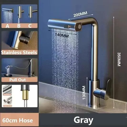 Gunmetal Grey Pull-Out Faucet