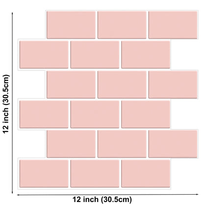 10 Sheets 3D Peel & Stick Wall Tiles