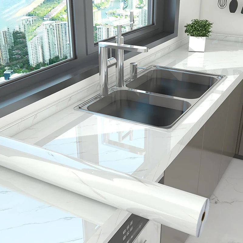 10M Marble Waterproof Kitchen Sticker