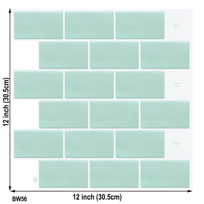 3D Brick Wall Tile Stickers – 5pcs