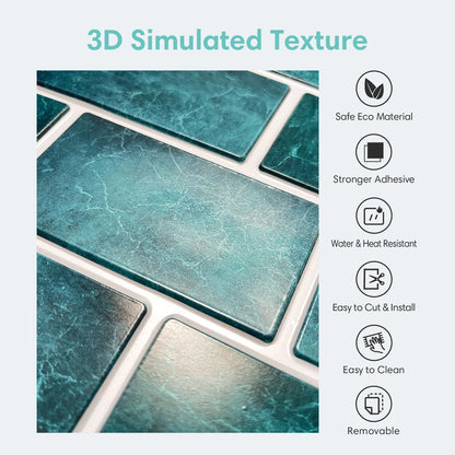3D Peel & Stick Subway Tile Wall Panel