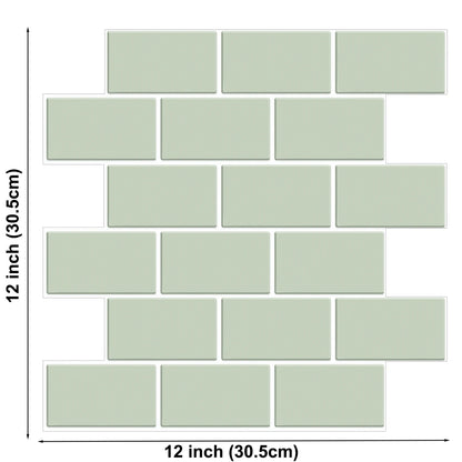 10 Sheets 3D Peel & Stick Wall Tiles