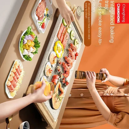 Electric Smokeless Grill Pan