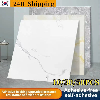 Marble Floor Stickers 10/30/50PCS