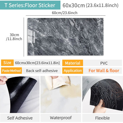 Imitation Marble PVC Wall Stickers