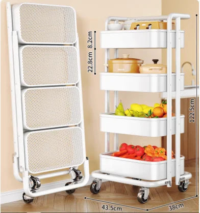 Kitchen Trolley Storage Rack
