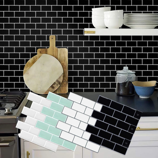3D Brick Wall Tile Stickers – 5pcs
