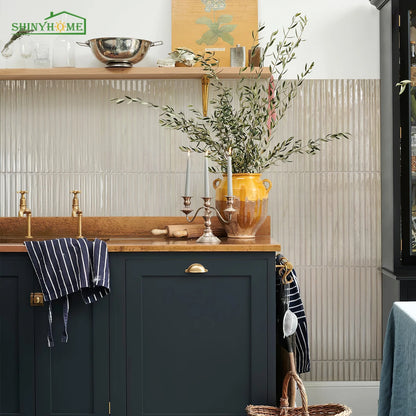 Wood Grain Peel & Stick Backsplash Tiles