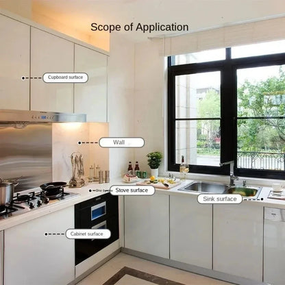 10M Marble Waterproof Kitchen Sticker