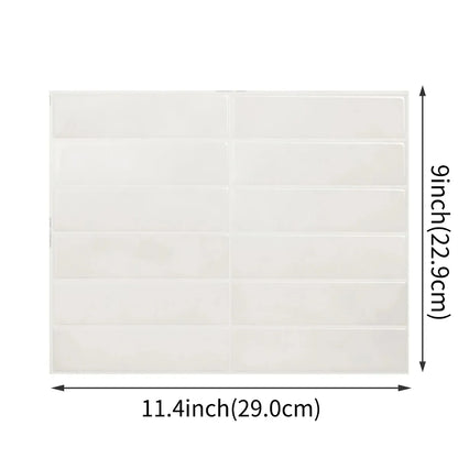 3D Green Mosaic Peel & Stick Wall Panel