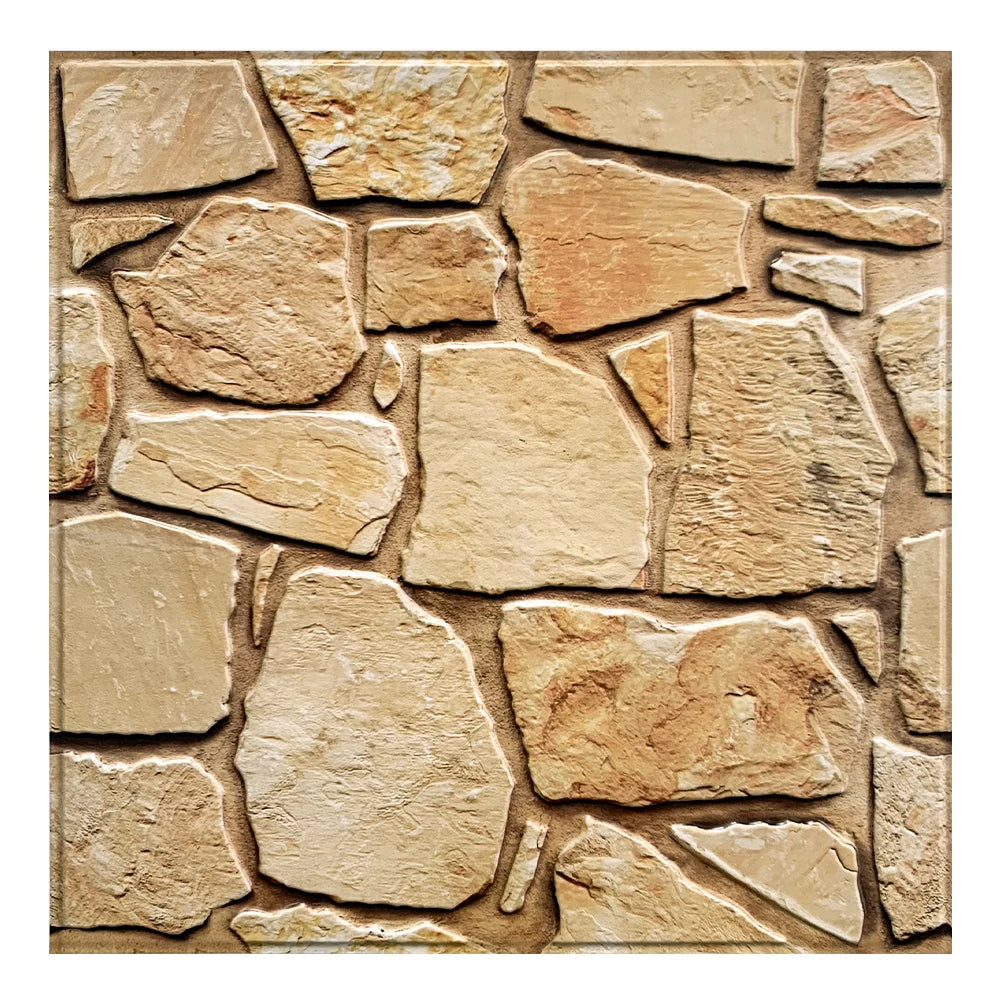 10pcs 3D Stone Look Wall Panels