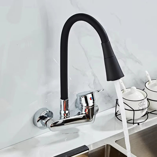 Wall-Mounted Swivel Mixer Faucet
