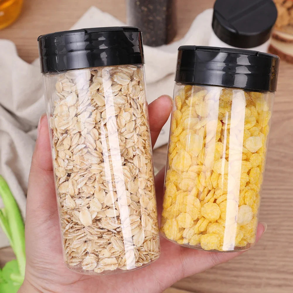 24PCS Transparent Spice Storage Jars