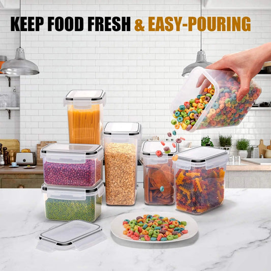 7pcs Airtight Food Storage Container Set – BPA Free