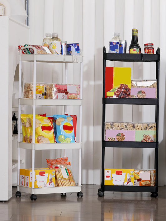 Multi-Layer Storage Cart with Wheels