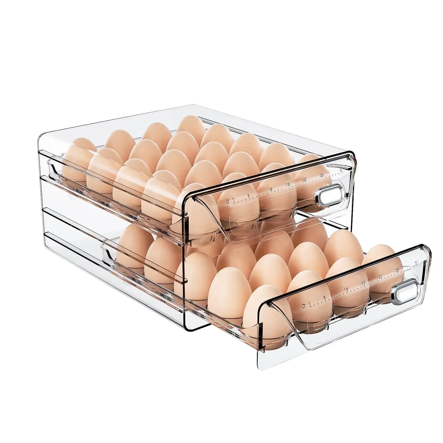 60-Egg Stackable Fridge Storage Box