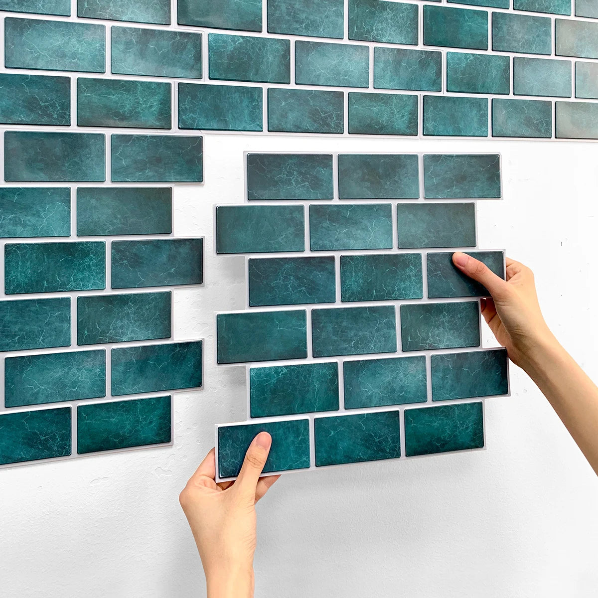 3D Peel & Stick Subway Tile Wall Panel