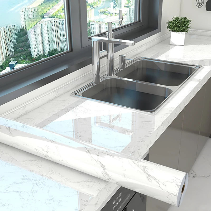10M Marble Waterproof Kitchen Sticker