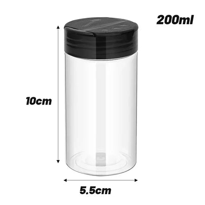 24PCS Transparent Spice Storage Jars
