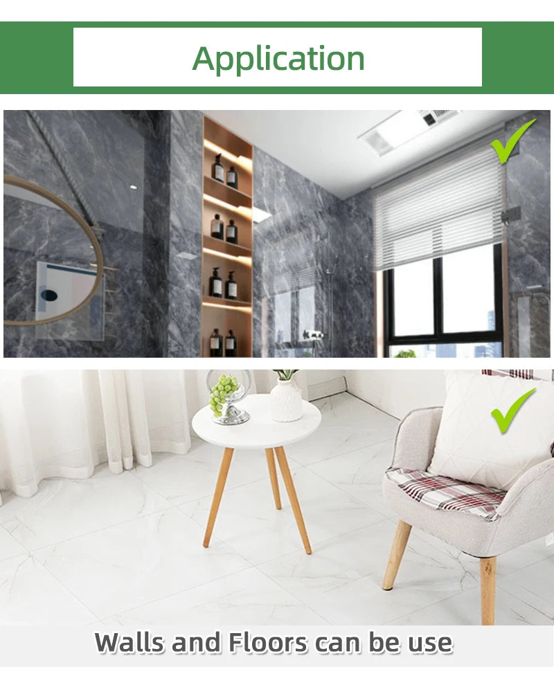Imitation Marble PVC Wall Stickers