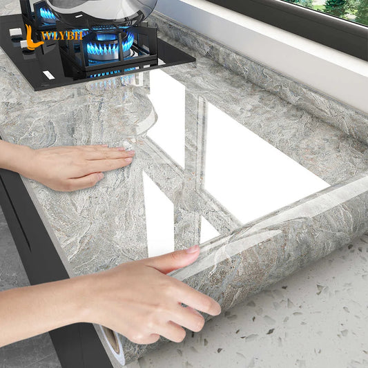 10M Marble Waterproof Kitchen Sticker