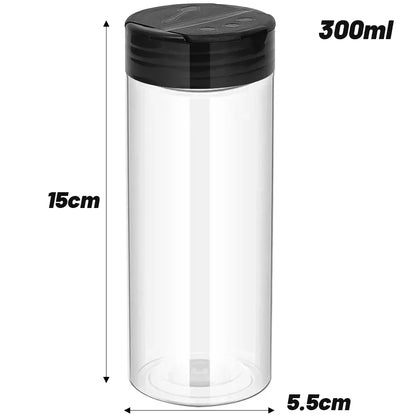 24PCS Transparent Spice Storage Jars