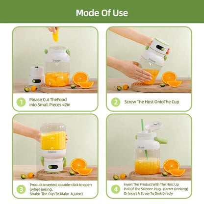 ZHENMI J15 Portable USB Juicer 1L Blender