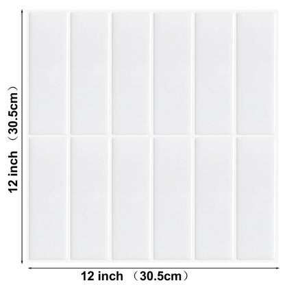 4pcs 3D Self-Adhesive Waterproof Wall Tiles