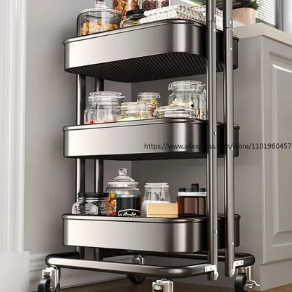 Kitchen Trolley Storage Rack