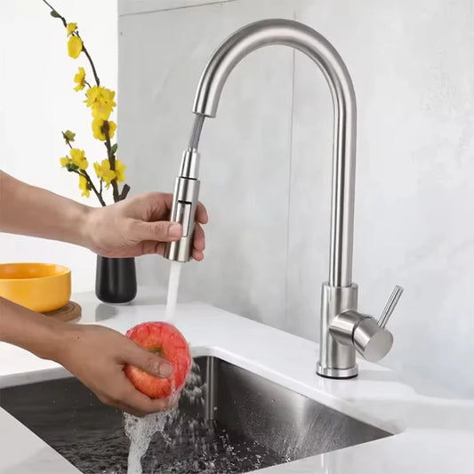 Pull-Out Kitchen Sink Faucet