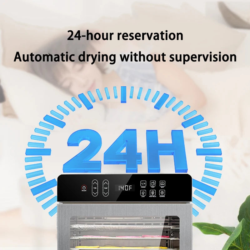 Multi-Tray Food Dehydrator Dryer