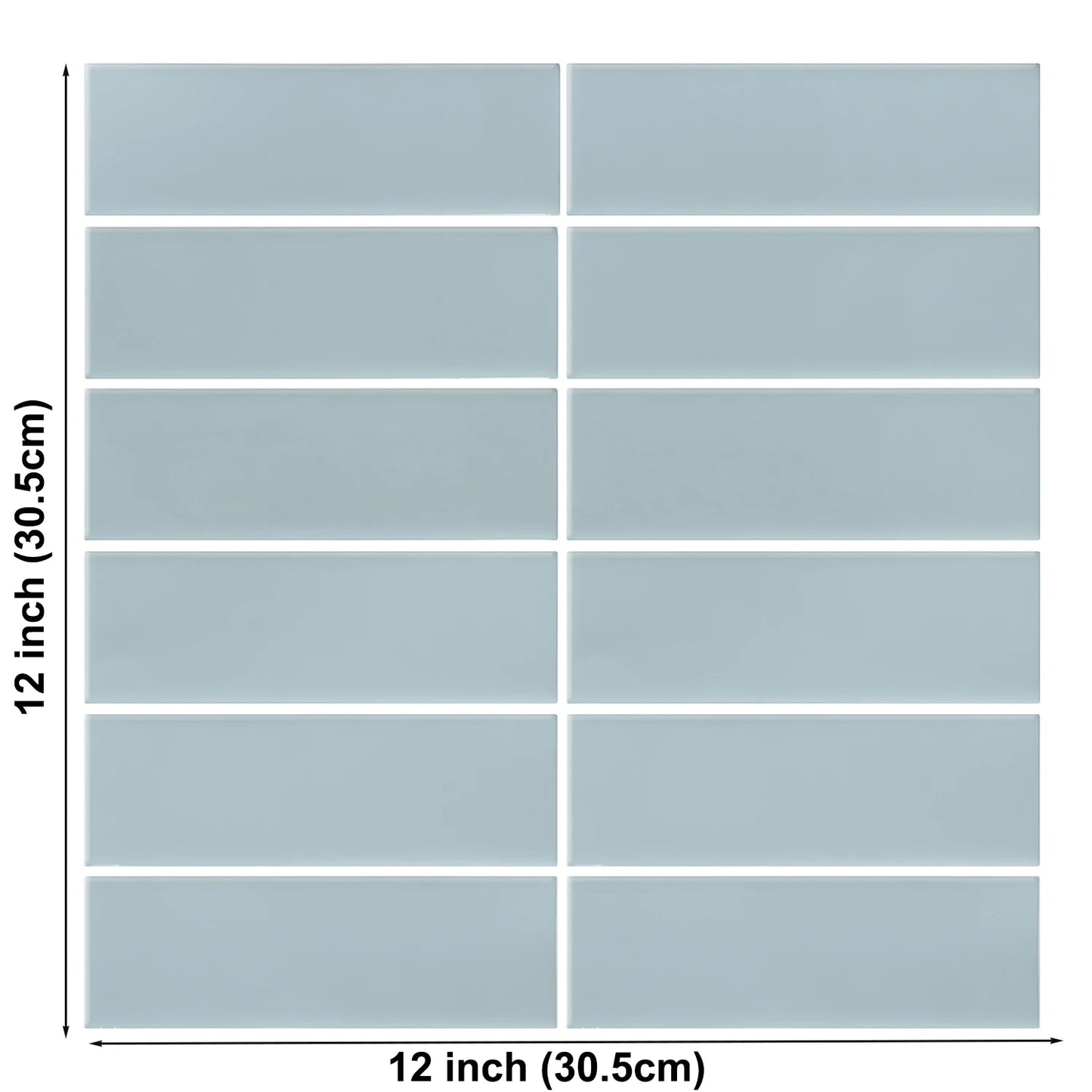 4pcs 3D Self-Adhesive Waterproof Wall Tiles