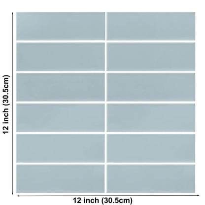 4pcs 3D Self-Adhesive Waterproof Wall Tiles
